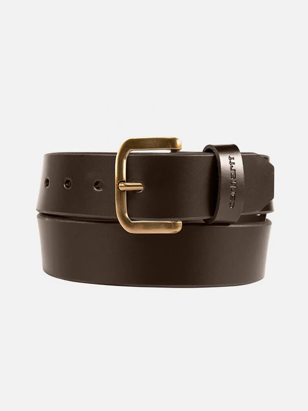 (A0005514) 키즈 브라이들 레더 클래식 버클 벨트 BROWN